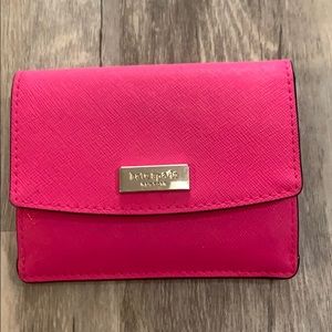 Kate Spade Small Hot Pink Wallet